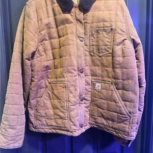 Carhartt Tan and Black Jacket